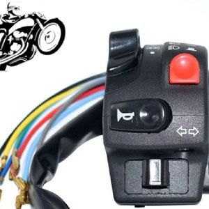 7/8" Motorcycle Handlebar Switch Assembly
